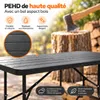 Rijoka pliable ensemble de meubles de jardin - aspect bois Voir les images du produit 4
