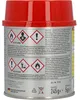 The back of a product can with safety warnings and product information. Anteprima dell’immagine prodotto