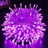 A close-up, spherical arrangement of purple LED string lights. Produktbild-Vorschau