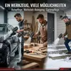 Akku Blasgerät 21V 12Ah 350W, Industrieller Laubbläser Produktbild-Vorschau 6
