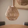 Pendelleuchte Geflochtenes Papier Trilla 3 Strahler Braun Produktbild-Vorschau 5