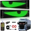 2x DIY světla „Devil Eyes“ na čelní sklo s dálkovým Náhled obrázku produktu 1