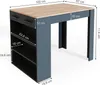 table de salle à manger Vicco Repose Anthracite/chêne doré Voir les images du produit 7