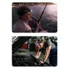 A collage of two lifestyle shots. The top image shows a man fishing at night with a headlamp. The bottom image shows a mechanic working on a car engine with a headlamp. Náhled obrázku produktu