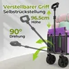 Mini Bollerwagen Faltbar bis 100 kg – Handwagen Klappbar Produktbild-Vorschau 4