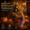 Halloween Solar Gartenlampe im Kessel-Design, wasserdichte Produktbild-Vorschau 3