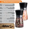 Zestaw 2 młynków do soli i pieprzu KRUMAD, szklany młynek Podgląd zdjęcia produktu 5