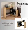 byLIVING Schreibtisch BERNI / Gaming-Tisch in Artisan / Produktbild-Vorschau 4