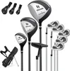 Sada golfových holí COSTWAY, 9dílná sada s golfovým bagem, Náhled obrázku produktu 1