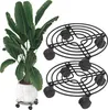 UISEBRT 2er Set Blumenroller Pflanzenwagen, rund 30 cm, Produktbild-Vorschau 1