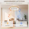 HOMCOM Deckenventilator mit Lampe und Fernbedienung, 6 Produktbild-Vorschau 7