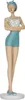 Figurine de plage rétro de 33 cm de haut - Décoration d'été Voir les images du produit 7