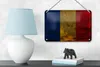 Blechschild Flagge Rumänien 18x12cm Flag of Romania Rost Produktbild-Vorschau 4