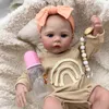 45 cm mäkké telo reborn bábiky lúka s ručne maľovanými Náhľad obrázku produktu 3
