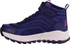 A side view of a single blue and purple Skechers Fuse Tread boot. Produktbild-Vorschau