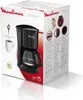 The image shows the packaging of a black Moulinex coffee maker. Anteprima dell’immagine prodotto