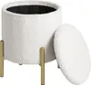 EUGAD Sitzhocker mit Stauraum, faltbar, Metallbeinen, aus Produktbild-Vorschau 9