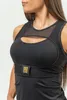 Nebbia Compression Top INTENSE Ultra Black/Gold S Fitness Produktbild-Vorschau 4