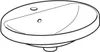Geberit Geberit Einbauwaschtisch VariForm oval 500x450mm m Produktbild-Vorschau 3