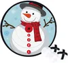Sunflex Klettwurfspiel Schneemann | Zielscheibe Wurfscheibe Produktbild-Vorschau 2