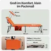 CASARIA® Sonnenliege Klappbar Wetterfest Gartenliege Mit Produktbild-Vorschau 2
