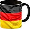 Kaffeebecher Henkel und Innenseite Schwarz mit Produktbild-Vorschau 1