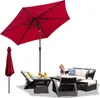 karpal 2.7m-3.5m Parasol de marché avec manivelle UV40+ Voir les images du produit 1