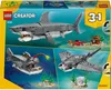 LEGO Creator 3-in-1-Set Wilder Hai mit Schatztruhe - Produktbild-Vorschau 15
