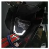 Černá maska s LED světlometem pro motocykly, s potkávacími Náhled obrázku produktu 5