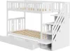 Letto a castello AIORBER, 90x200cm, con gradini di Anteprima dell’immagine prodotto 5