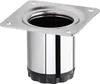 4 Stück Möbelfüße BRAVO Höhe 50 mm (+ 10 mm) Ø 40 mm Chrom Produktbild-Vorschau 2