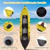 COSTWAY Kayak gonfiabile per 2 persone, canoa gonfiabile Anteprima dell’immagine prodotto 8