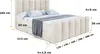 ALTDECOR Boxspringbett mit Fußteil, H3 Matratze und Topper Produktbild-Vorschau 6