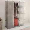 vidaXL Armadio modulare a 9 scomparti 37×115×150 cm Bianco Anteprima dell’immagine prodotto 1