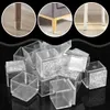 4x Filzgleiter mit Silikonkappen 30 × 30 mm, Produktbild-Vorschau 6