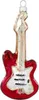 Christbaumschmuck Glas Elektrogitarre 15cm rot Produktbild-Vorschau 1