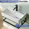DeerValley Modernes Wand Waschbecken Mit Schwarzem Produktbild-Vorschau 12