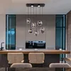 Globo Lighting Hängeleuchte Metall schwarz matt, Glas Produktbild-Vorschau 5
