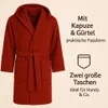 Bata de algodón Betz con capucha para hombre y mujer - Bata Vista previa de la imagen del producto 6
