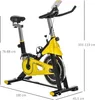 Trenażer rowerowy HOMCOM, rower treningowy z regulacją Podgląd zdjęcia produktu 2