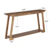 Konsolentisch, 160 cm Eingangstisch, 2-stufiger Sofatisch, Produktbild-Vorschau 9