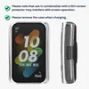 kwmobile 2x Glas Hülle für HONOR Band 7 / Band 6 / Huawei Produktbild-Vorschau 5