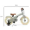 DERYAN Luxe Detský Bicykel 12 Palcov - 3 v 1 Odrážadlo s Náhľad obrázku produktu 2