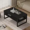 Table basse 'Laukaa' rectangulaire piètement métal 100 x 60 Voir les images du produit 3