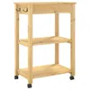 Carrello da cucina MONZA 60x40x90 cm in legno massiccio di Anteprima dell’immagine prodotto 7
