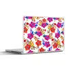 MuchoWow® Laptop Aufkleber Sticker Cover Aquarell - Blumen Produktbild-Vorschau 1