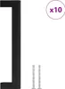 vidaXL Möbelgriffe 10 Stk. Schwarz 160 mm Edelstahl Produktbild-Vorschau 1