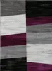 Teppich Geometrisches Kachel Muster Meliert kariert in Lila Produktbild-Vorschau 1