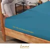 Lavea Spannbettlaken Jersey Baumwolle Aqua 180x200cm Produktbild-Vorschau 4