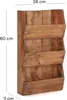 ZEITUNGSREGAL "NEWS 60" | Mahagoni, 60x38x11cm (HxBxT) | Produktbild-Vorschau 2